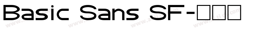 Basic Sans SF字体转换